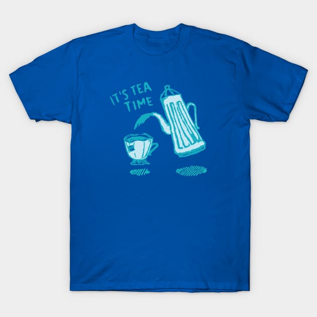 Its Tea Time T-Shirt by Cottonbutton